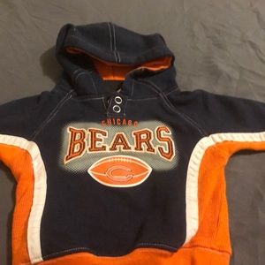 Authentic Chicago bears baby pull over sweater